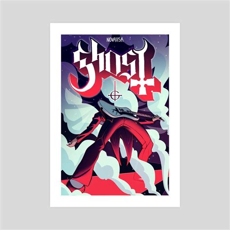 Sodo Ghost Poster An Art Print By Novaiisk Inprnt