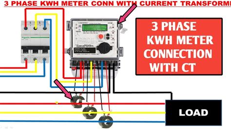 1 Phase Energy Meter Connection Diagram With Ct