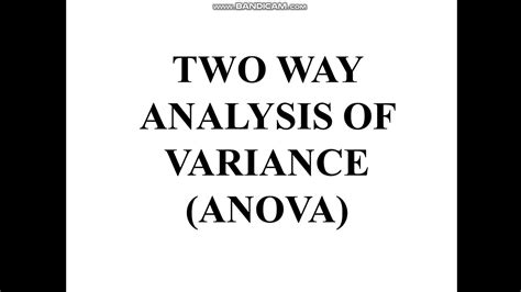 Fastest Way To Run Two Way Anova In Spss Youtube