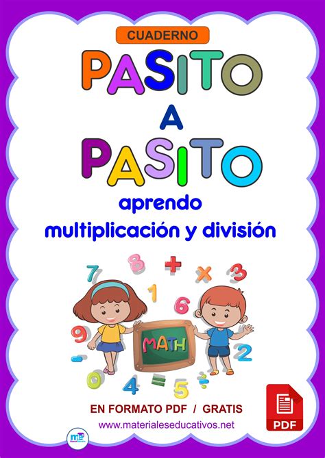 Cuaderno pasito a pasito aprendo multiplicaciÓn y divisiÓn Artofit