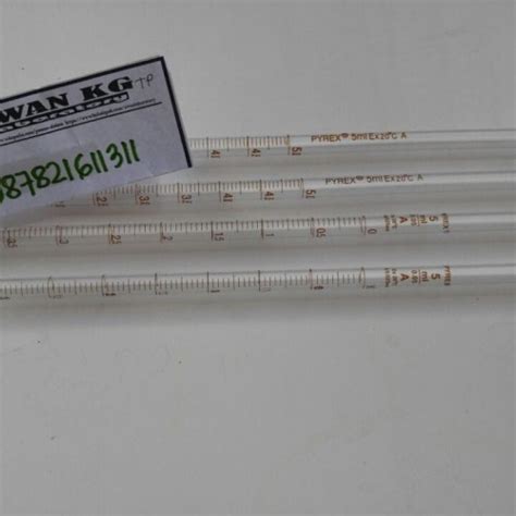 Jual PIPET UKUR MEASURING PIPETTE 5 ML CLASS A PYREX Kab Bandung