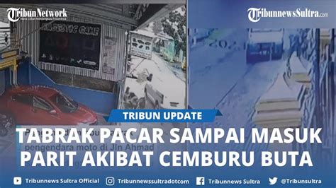 Emosi Pacarnya Dibonceng Pria Lain Pengemudi Minibus Tabrak Keduanya