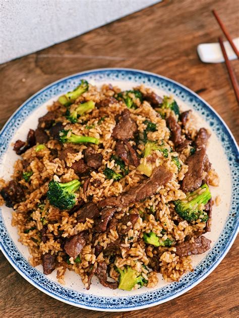 Beef and Broccoli Fried Rice - Tiffy Cooks Quick Beef Recipes, Healthy Asian Recipes, Asian ...