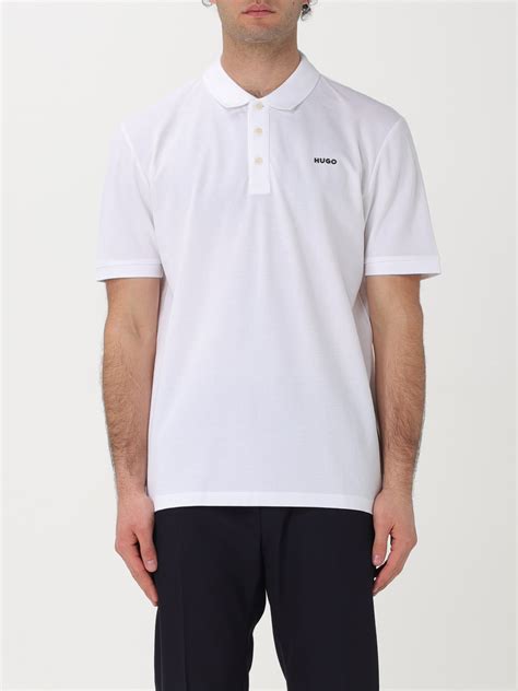 HUGO: Polo shirt men - White | Hugo polo shirt 50466182 online at ...