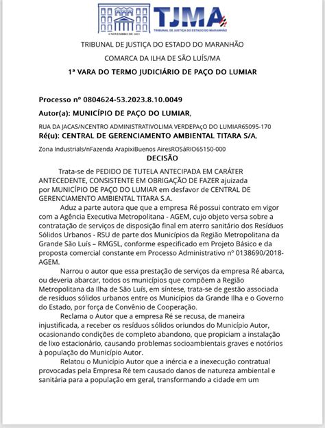 Justiça estimula multa diária de 100 mil reais e determina que empresa