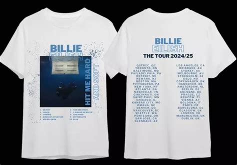 BILLIE EILISH HIT Me Hard And Soft World Tour 2024 T Shirt Merch 11 29