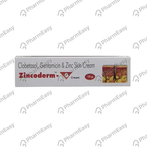 Zincoderm G Tube Of Gm Cream Uses Side Effects Price Dosage