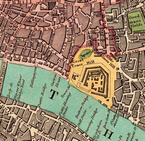 Old London And Westminster Map 1806 Vintage Maps And Prints