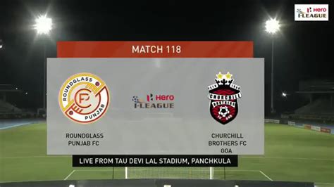 RoundGlass Punjab FC 3 1 Churchill Brothers Hero I League 2022 23