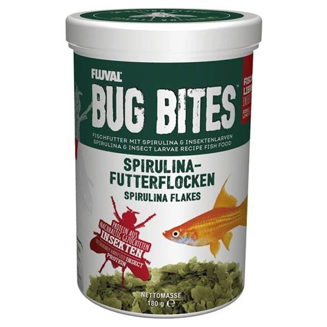 Fluval Bug Bites Spirulina Flakes Aquasabi Aquascaping Shop