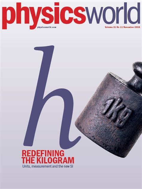 Redefining The Kilogram The November 2018 Issue Of Physics World Is