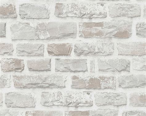 A S Création Wallpaper Stone Beige Grey 386371