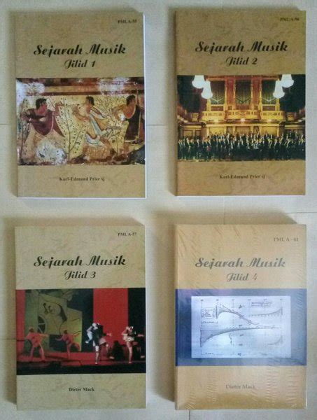 Jual Paket Sejarah Musik 4 Buku Jilid 1 Jilid 2 Jilid 3 Jilid 4