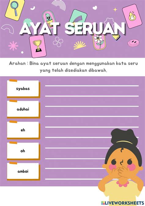 LATIHAN PENGUKUHAN AYAT SERUAN DAN AYAT PERINTAH online exercise for ...