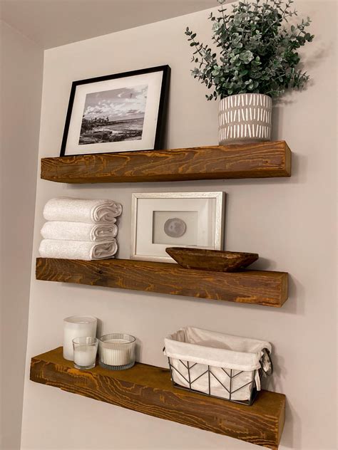 Floating Shelf For Bathroom Towels Semis Online