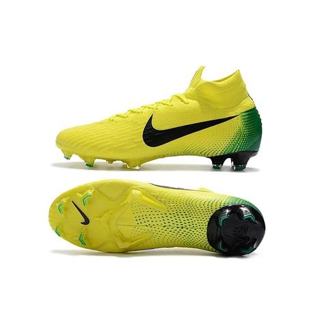 Nike Mercurial Superfly Vi 360 Elite Fg Soccer Cleats Yellow Green