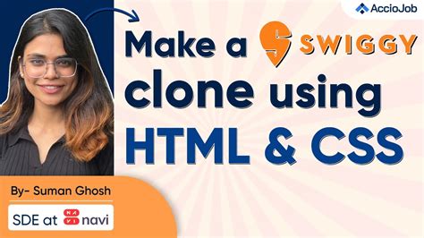 Make Swiggy Clone Using Html And Css Project Building Coding Bootcamp