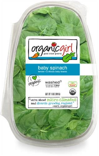 Organicgirl Baby Spinach 16 Oz King Soopers