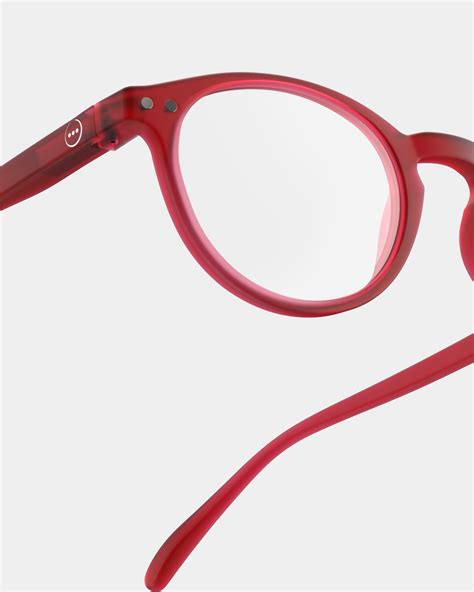 A Red Trendy Pantos Red Glasses Izipizi