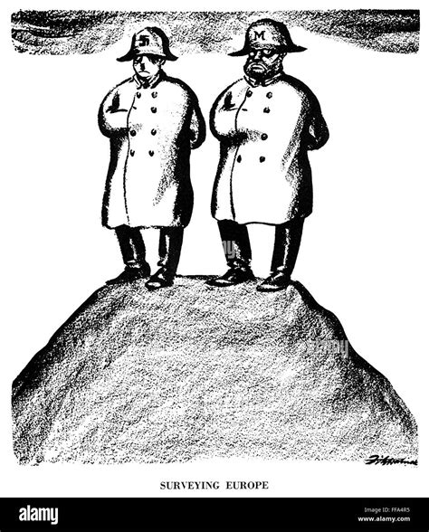 Caricatura De Hitler Y Mussolini