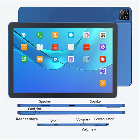 Bdf P Inch Tablet Gb Ram Gb Rom Blue