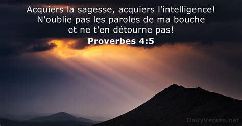 Novembre Verset Biblique Du Jour Proverbes