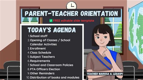 Parent Teacher Orientation Conference S Y 2023 2024 Free Editable