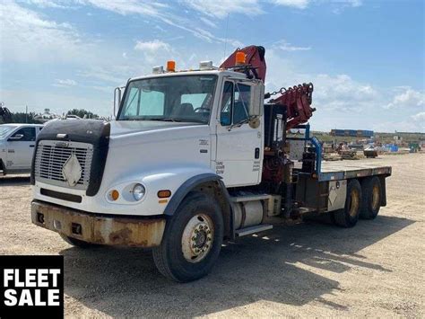 2004 Freightliner FL112 T A AMCO VEBA 815 Picker Deck Truck Michener