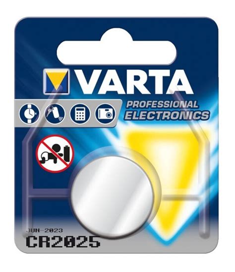 Lithium Knoopcel Batterij Varta CR 2025 3 V Zilver Vicedeal