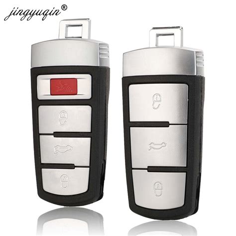 Jingyuqin Buttons Smart Remote Key Keyless Case Fob For Vw Passat