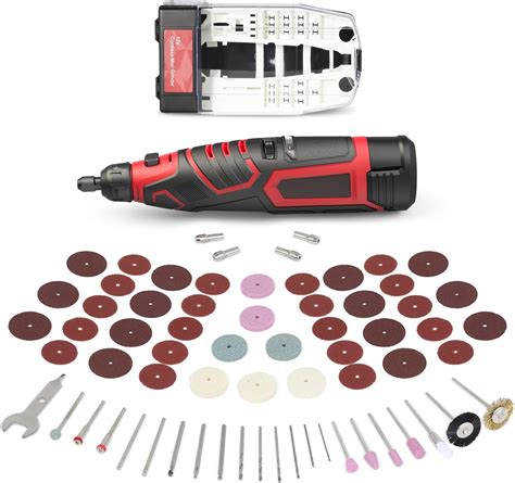 Parkside 12V Cordless Rotary Tool Multi Grinder PFBS 12 B6 For Drilling