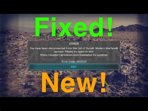 Modern Warfare How To Fix Error Youtube
