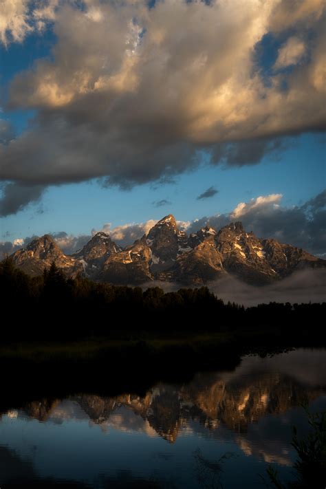 Sky over a Teton sunrise - Grand Teton National Park, Wyoming [OC ...