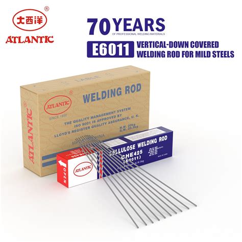 Atlantic Mm Low Carbon Vertical Down Covered Welding Rod For Mild