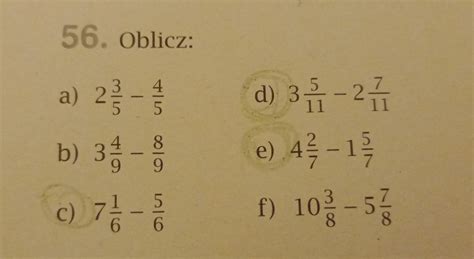 szybko potrzebuje tylko przykłady które są zaznaczone Brainly pl