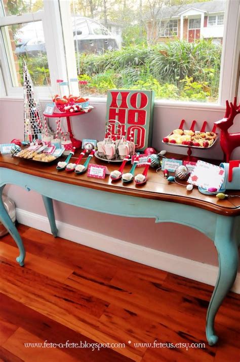 Karas Party Ideas Playful Retro Christmas Party Karas Party Ideas