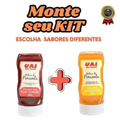 Kit Combo C Unidades Geleias E Molhos De Pimenta Agridoces Uai