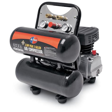 3 5 Hp 5 Gal Twin Tank Air Compressor 108083 Air Tools At Sportsman S Guide