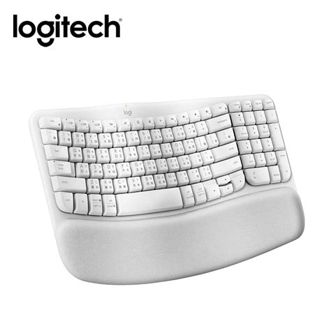 【logitech 羅技】wave Keys 人體工學無線鍵盤 珍珠白 三井3c購物網