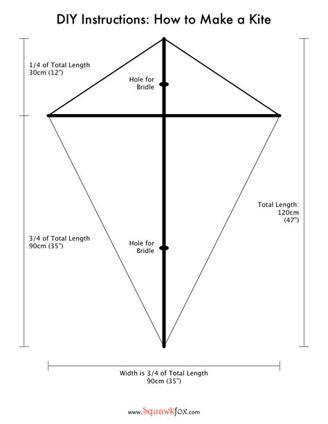 Diy Kite Template Download Printable Pdf Templateroller