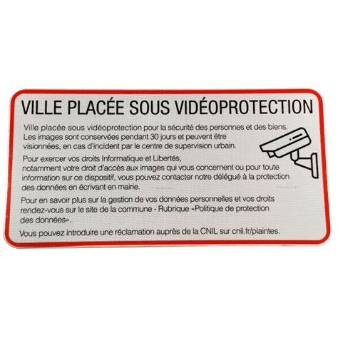 Panneau de vidéo surveillance ou protection personnalisé WPS