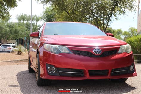 18 Inch F1r Fs3 Matte Bronze On A 2013 Toyota Camry Element Wheels