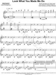 Aldy Santos Look What You Made Me Do Sheet Music Piano Solo In A