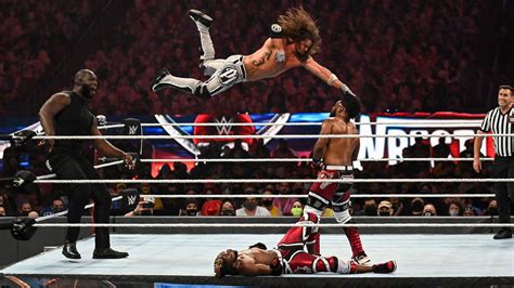 The New Day vs. AJ Styles & Omos -- Raw Tag Team Championship Match: photos | WWE