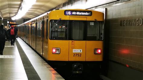 U Bahn Berlin Mitfahrt Im F84 Auf Der U6 4K YouTube