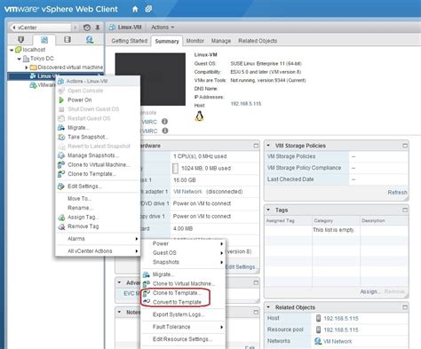 Create Virtual Machine Template Vmware Esxi