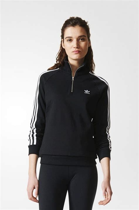 Adidas Half Zip Sweatshirt Women Hoodies Sweatshirts Half Zip