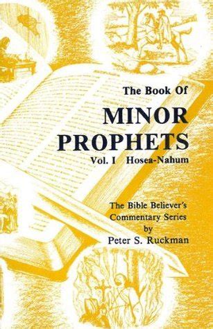 Minor Prophets Vol Hosea Joel Amos Obadiah Johah Micah Nahum