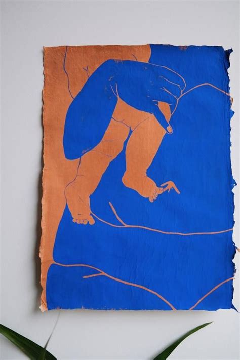 Nude In Blue 1 Artist Proofs By Alexandria Coe Artofit