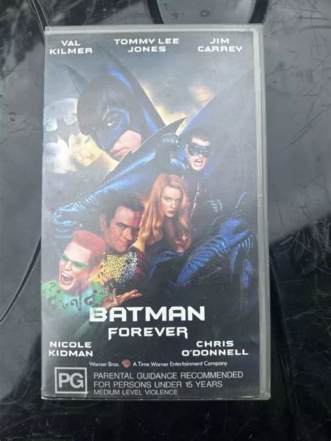 Batman Forever Originial Vhs Movie Nicole Kidman Chris Odonnell